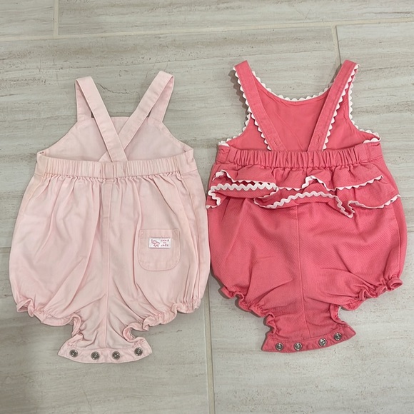 Janie and jack open back pink romper - Picture 4 of 4